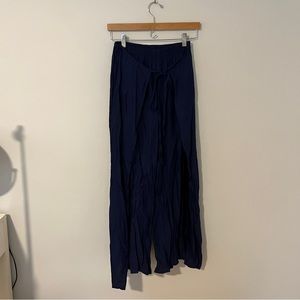 Long pants with shorts under